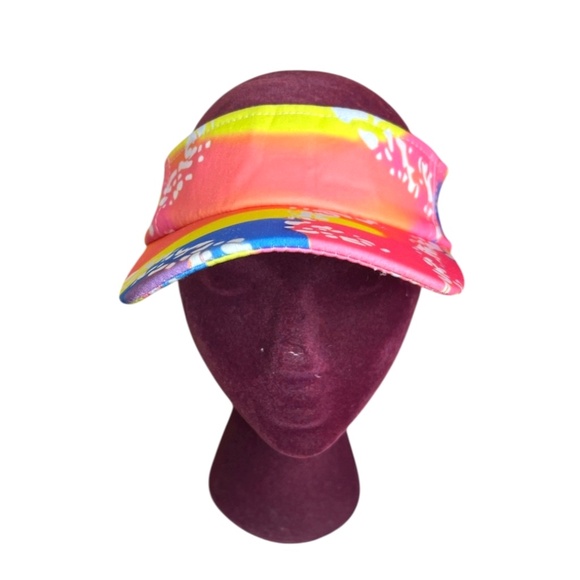 Vintage Neon Beach Visor Like Rollerblading Barbie 80s/90s Surf - Picture 2 of 6